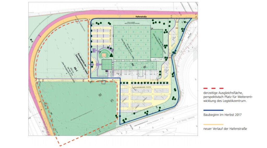 Das neue Logistik-Zentrum von dm in Wusterhausen