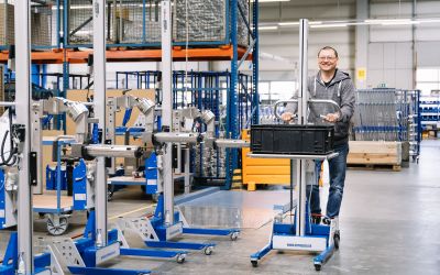 Logistik 4.0: Innovationen zur Vereinfachung der Intralogistik (Foto: EXPRESSO Deutschland GmbH & Co. KG)