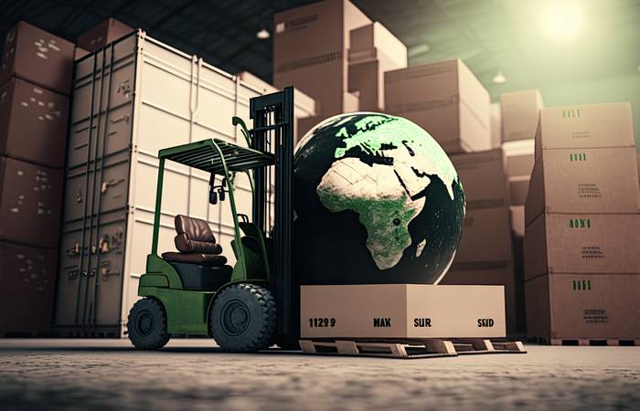 Logistikgebäude sollen heute dem höchsten Anspruch an Nachhaltigkeit entsprechen und entsprechend zertifiziert sein. (Foto: AdobeStock - 568961212 aicandy) 