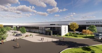 Mytheresa plant neues Logistikzentrum in Schkeuditz am Flughafen (Foto: Mytheresa/Intaurus)