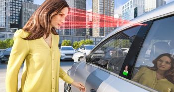 Innovatives Design und höchste Sicherheit: TrinamiX Face Authentication im Fokus TrinamiX Face Authentication: Komfortable und sichere Fahrzeugentriegelung ohne (Foto: Continental/trinamiX GmbH)