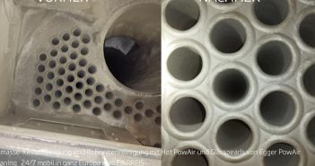 Umweltfreundliche Reinigung von Heizkraftwerken mit PowAir-Glassperlen Effiziente Reinigung von Industrieanlagen mit innovativer (Foto: Egger PowAir Cleaning Österreich GmbH 2024)