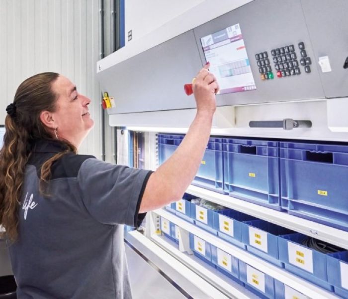 HänelSoft(R) -N: Lagerplatz und Artikelinformation (Foto: Hänel GmbH & Co. KG)