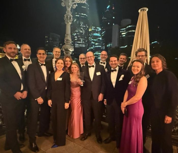 Fieldfisher Team auf den JUVE Awards 2025 (Foto: Fieldfisher)