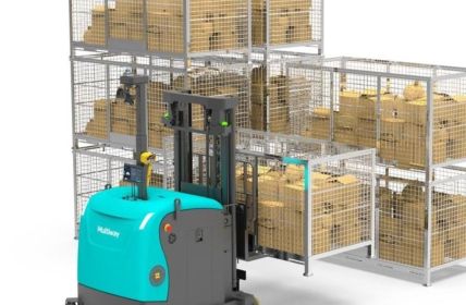 Automatisierte Gegengewichtsstapler und AGV-Lösungen begeistern auf LogiMAT in (Foto: Multiway Robotics (Shenzhen) Co., Ltd.)