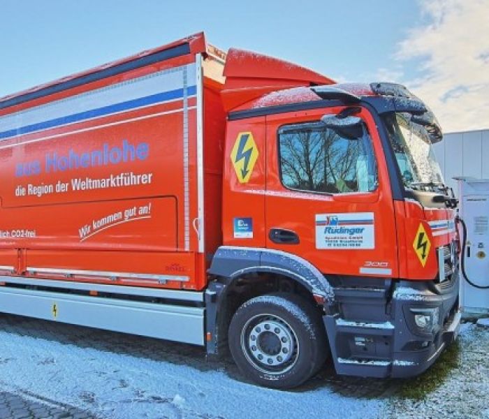 CO2-freier Paletten-Versand (Foto: R&uuml;dinger Spedition GmbH)