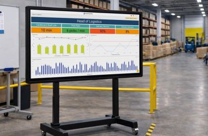 Solunio zeigt digitales Shop Floor Management live auf (Foto: Solunio GmbH)