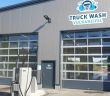 Zweispurige Nutzfahrzeugwaschanlage Gerolstein steigert Effizienz durch 80 Prozent (Foto: Otto Christ AG - Wash Systems)