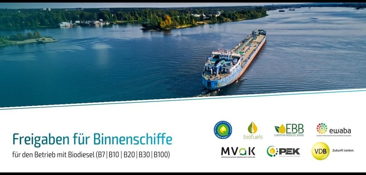 Binnenschifffahrt senkt Emissionen sofort mit B100, B20 und (Foto: Westend61/Konstantin Trubavin)