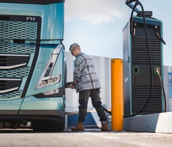 Einf&uuml;hrung seiner neuen Elektro-Lkw (Foto: Volvo Group Trucks Central Europe GmbH)