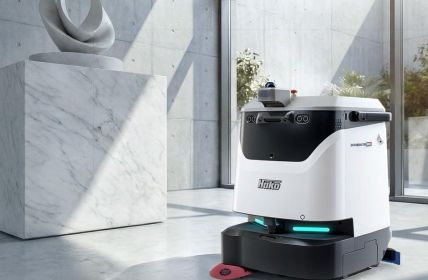 Hako Scrubmaster B20 i navigiert autonom durch enge (Foto: Hako GmbH)